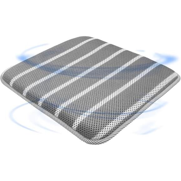 Office Chair Cushion Square Non Slip Seat Cushion 3D Air Mesh Pad Long Sitting - Picture 7 of 7